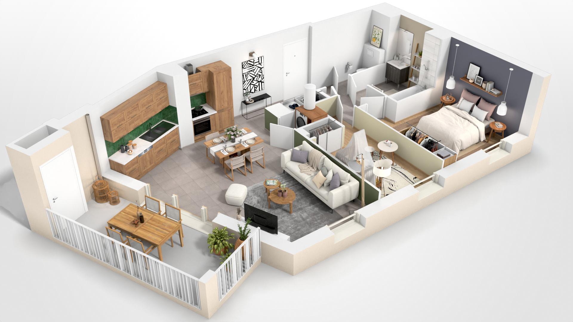 Mặt bằng 3D 8